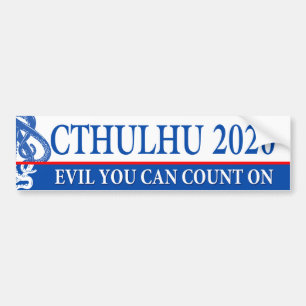 Kwaad waarop je kunt rekenen - Stemming voor 2020 Bumpersticker