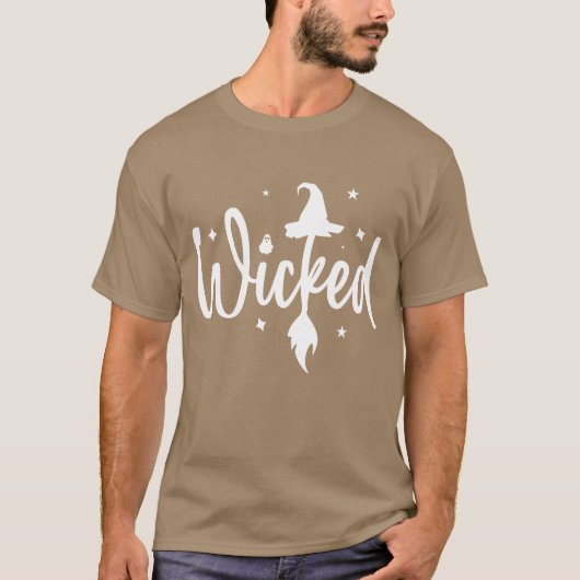 Kwaadaardig beste ontwerp retro t-shirt (Voorkant)