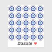 Kwaadaardig Oog Goede Geluksbescherming Planner Sticker (Vel)