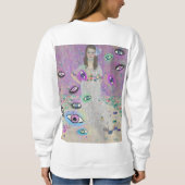 kwaadaardig oogsweatshirt , maan sweatshirt (Achterkant)