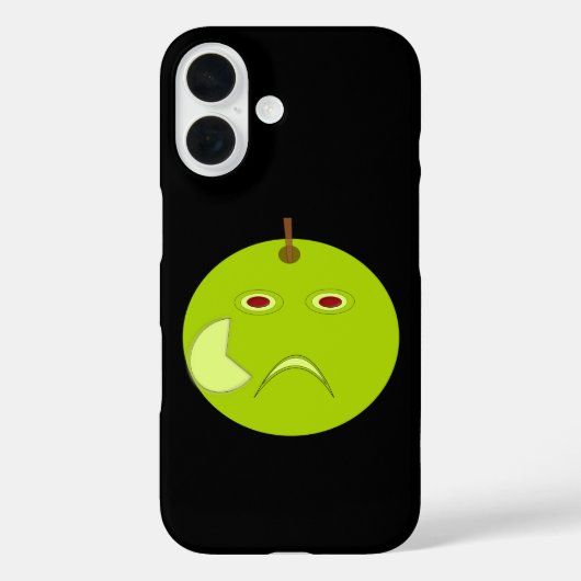 Kwaadaardige appel met litteken Halloween Case-Mate iPhone Case (Achterkant)