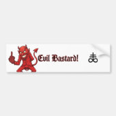 Kwaadaardige bastaard bumpersticker (Voorkant)