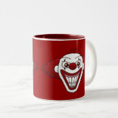Kwaadaardige Clown Koffiemok Tweekleurige Koffiemok (Voorkant rechts)