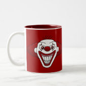 Kwaadaardige Clown Koffiemok Tweekleurige Koffiemok (Links)
