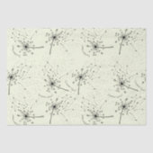 Kwaadaardige groene wilde bloem Paardenbloem Kusje Tissuepapier (Voorkant)