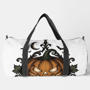 Kwaadaardige Jack O Lantern Gotische Halloween Pom Plunjezak