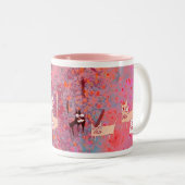 kwaadaardige katten tweekleurige koffiemok (Voorkant rechts)