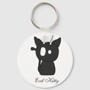 Kwaadaardige Kitty-sleutelhanger Sleutelhanger