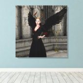 Kwaadaardige Koningin Canvas Afdruk (Insitu (Houten vloer))