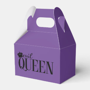 KWAADAARDIGE KONINGIN Paarse Prinsessen Feest Favo Bedankdoosjes
