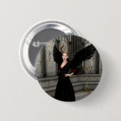 Kwaadaardige Koningin Ronde Button 5,7 Cm (Voorkant /achterkant)