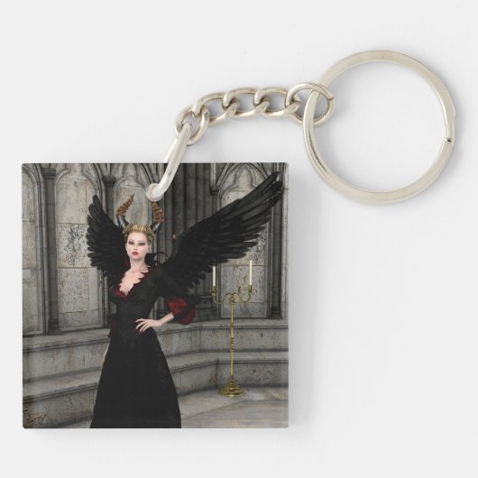 Kwaadaardige Koningin Sleutelhanger (Achterkant)