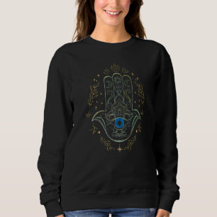 Kwaadaardige Oog Hamsa Hand Nazar Amulet Beschermi Trui