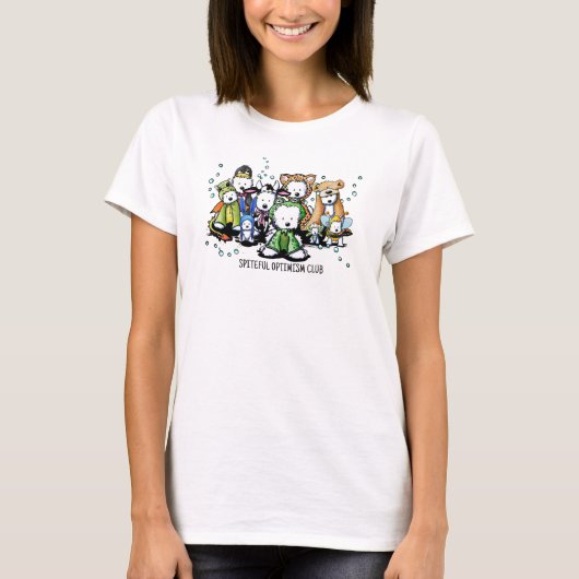 Kwaadaardige Optimisme Club T-shirt (Voorkant)
