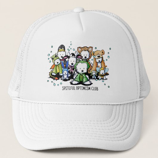Kwaadaardige Optimisme Club Trucker Pet (Voorkant)