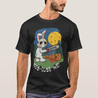 Kwaadaardige Paashaas Grappig Vintage Design Horro T-shirt