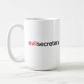kwaadaardige secretaris - mok (Links)