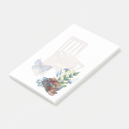 Kwaadaardige Stoel en een stapel Boeken Post-it No Post-it® Notes