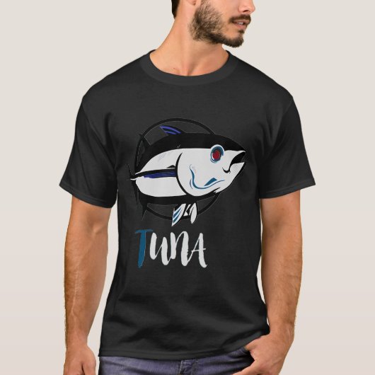 Kwaadaardige tonijn t-shirt (Voorkant)
