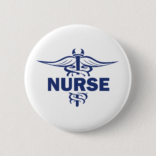 kwaadaardige verpleegster ronde button 5,7 cm (Voorkant)