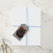 Kwaadaardige Zwarte Kat Labels Cadeaulabel (Met Touw)