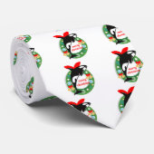 kwaadwillige kerstmanwalvis stropdas (Opgerold)