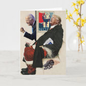 Kwaaie Verliezer Kerstkaart Kaart (Gele Bloem)