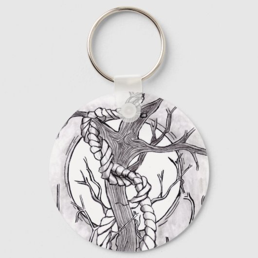 kwade boom sleutelhanger (Voorkant)