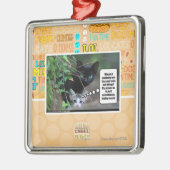 kwade dingen metalen ornament (Links)