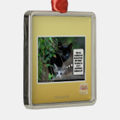 kwade dingen metalen ornament (Rechts)