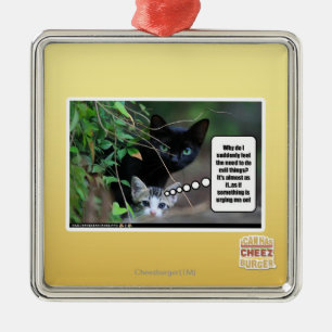 kwade dingen metalen ornament