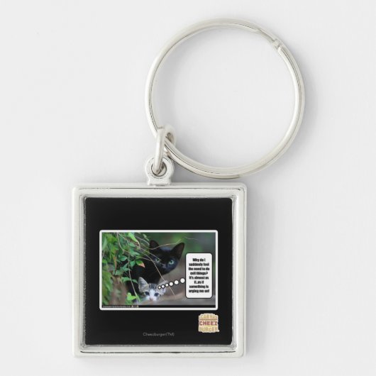 kwade dingen sleutelhanger (Voorkant)