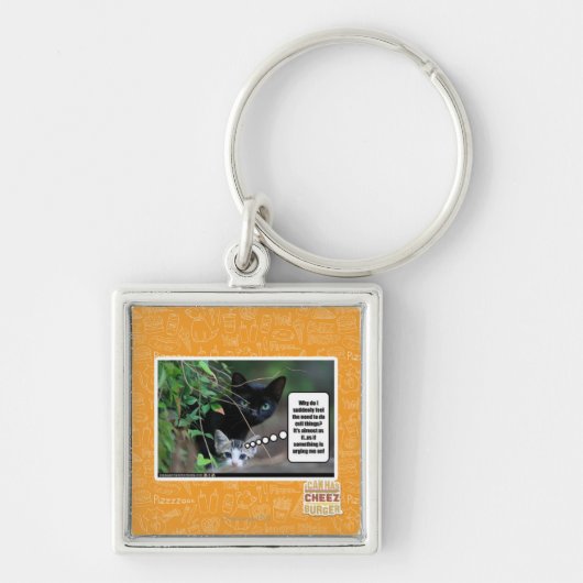 kwade dingen sleutelhanger (Voorkant)