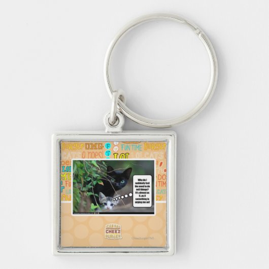 kwade dingen sleutelhanger (Voorkant)