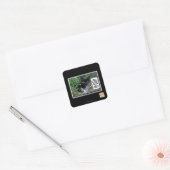kwade dingen vierkante sticker (Envelop)