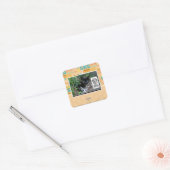 kwade dingen vierkante sticker (Envelop)