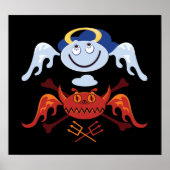 kwade engel poster (Voorkant)