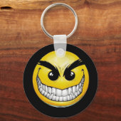 kwade glimlach sleutelhanger (Voorkant)