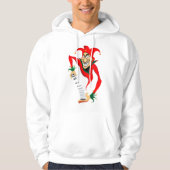 Kwade Grinning Jester Joker met Jack-in-the-Box Hoodie (Voorkant)