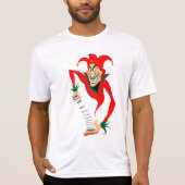 Kwade Grinning Jester Joker met Jack-in-the-Box T-shirt (Voorkant)