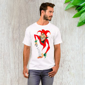 Kwade Grinning Jester Joker met Jack-in-the-Box T-shirt