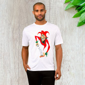 Kwade Grinning Jester Joker met Jack-in-the-Box T-shirt