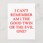 kwade tweeling briefkaart (Voorkant)