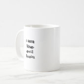 kwade tweeling heeft meer plezier , ik ben de kwaa koffiemok (Voorkant links)