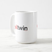 kwade tweeling mok (Voorkant links)