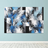 kwadraat Abstract Canvas Afdruk (Insitu (Houten vloer))