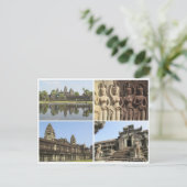kwadraten voor angkor wat briefkaart (Staand voorkant)