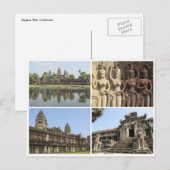 kwadraten voor angkor wat briefkaart (Voorkant / Achterkant)