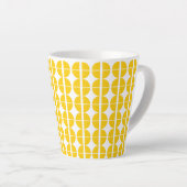 Kwadratische cirkels latte mok (Rechterhoek)