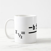 kwadratische formule koffiemok (Links)